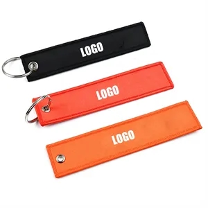 Embroidered Flight Keytag Keychain