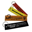 Embroidered Flight Keytag Keychain | https://www.bestnamebadges.com