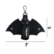 PU Leather Bat Shape Keychain | https://www.bestnamebadges.com