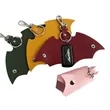 PU Leather Bat Shape Keychain | https://www.bestnamebadges.com