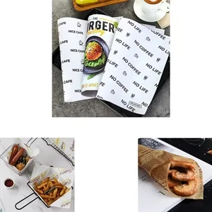 12 x 12"Wax Paper Sheets for Food