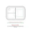 Three Compartment Food Storage Bento Box | https://www.bestnamebadges.com