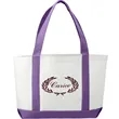Large Canvas Tote Bag | https://www.bestnamebadges.com