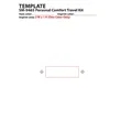 RPET Personal Comfort Travel Kit | https://www.bestnamebadges.com