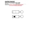 Rectangular Key-Light | https://www.bestnamebadges.com
