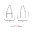 Repose 10oz Recycled Cotton Zippered Tote | https://www.bestnamebadges.com
