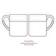 Otis Ceramic Mug 15oz | https://www.bestnamebadges.com