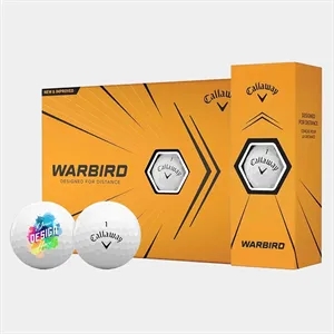 Callaway Warbird Golf Balls with Custom Imprints | https://www.bestnamebadges.com