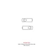 Rotate 2Tone Flash Drive 4GB | https://www.bestnamebadges.com