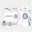 Callaway Supersoft Golf Balls with Custom Imprints | https://www.bestnamebadges.com