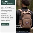 NBN Recycled Utility Insulated Backpack | https://www.bestnamebadges.com