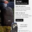 Thule Recycled Lumion 16" Computer Backpack 21L | https://www.bestnamebadges.com