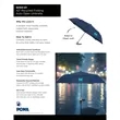 42" Recycled Folding Auto Open Umbrella | https://www.bestnamebadges.com