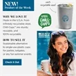 Recyclable Steel Chill-Cups™ 16oz | https://www.bestnamebadges.com