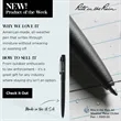 Rite in the Rain All Weather Metal Clicker Pen | https://www.bestnamebadges.com