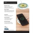Recycled ABS Fast Wireless Charging Pad | https://www.bestnamebadges.com