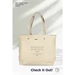 FEED Organic Cotton Weekend Tote | https://www.bestnamebadges.com