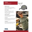 Wolverine Grey Claw Label 6 Panel Cap | https://www.bestnamebadges.com