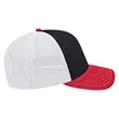 Cap America Trucker Mesh Back Cap | https://www.bestnamebadges.com