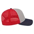 Cap America Trucker Mesh Back Cap | https://www.bestnamebadges.com