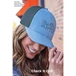 Cap America Premium Trucker Mesh Back Cap | https://www.bestnamebadges.com