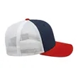 Cap America Premium Trucker Mesh Back Cap | https://www.bestnamebadges.com