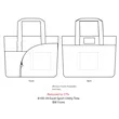 Excel Sport Zippered Utility Business Tote | https://www.bestnamebadges.com