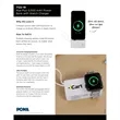 Hue Plus 5000 mAh Power Bank with Watch Charger | https://www.bestnamebadges.com