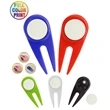 Golf Divot Repair Tool w/ Metal Ball Marker - Full Color | https://www.bestnamebadges.com