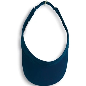 Anvil 3-Panel Low-Profile Twill Visor - Dark/All | https://www.bestnamebadges.com