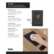 5.5" x 8.5" FSC® Recycled Mouse Pad Bound Notebook | https://www.bestnamebadges.com