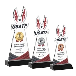 EdgeCraft VividPrint™ on Mitered Base-Black (via Air) | https://www.bestnamebadges.com