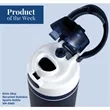 Elvin 28oz Recycled Stainless Flip Straw Bottle | https://www.bestnamebadges.com