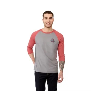 Men's DAKOTA Three Quarter Tee | https://www.bestnamebadges.com