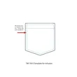 Men's MONROE Short Sleeve Pocket Tee | https://www.bestnamebadges.com