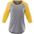 Women's DAKOTA Three Quarter Tee | https://www.bestnamebadges.com