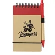FSC® Mix 5" x 3" Recycled Jotter with Pen | https://www.bestnamebadges.com