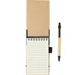 FSC® Mix 5" x 3" Recycled Jotter with Pen | https://www.bestnamebadges.com