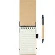 FSC® Mix 5" x 3" Recycled Jotter with Pen | https://www.bestnamebadges.com