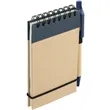 FSC® Mix 5" x 3" Recycled Jotter with Pen | https://www.bestnamebadges.com