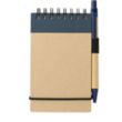 FSC® Mix 5" x 3" Recycled Jotter with Pen | https://www.bestnamebadges.com