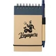 FSC® Mix 5" x 3" Recycled Jotter with Pen | https://www.bestnamebadges.com