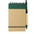 FSC® Mix 5" x 3" Recycled Jotter with Pen | https://www.bestnamebadges.com