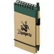 FSC® Mix 5" x 3" Recycled Jotter with Pen | https://www.bestnamebadges.com