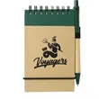 FSC® Mix 5" x 3" Recycled Jotter with Pen | https://www.bestnamebadges.com