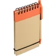 FSC® Mix 5" x 3" Recycled Jotter with Pen | https://www.bestnamebadges.com
