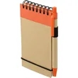 FSC® Mix 5" x 3" Recycled Jotter with Pen | https://www.bestnamebadges.com