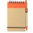 FSC® Mix 5" x 3" Recycled Jotter with Pen | https://www.bestnamebadges.com