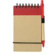 FSC® Mix 5" x 3" Recycled Jotter with Pen | https://www.bestnamebadges.com