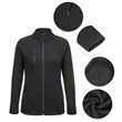 Women's Full Zip Microfleece Brushed Back Jacket | https://www.bestnamebadges.com